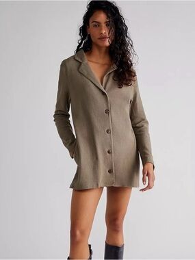 Free people beach Lizzie Romper Blazer